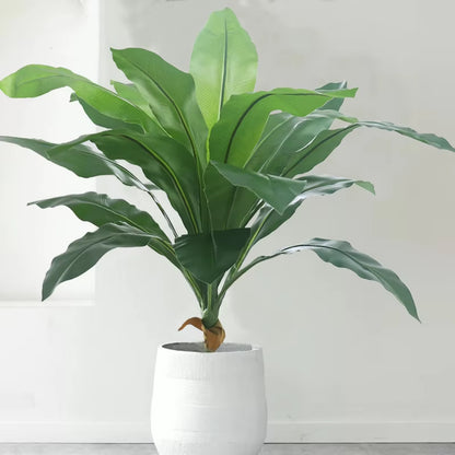 Artificial Plants Large Tropical Palm Tree Fake Banana Plants Leaves Real Touch Plastic Monstera for Home Garden DIY Decortion