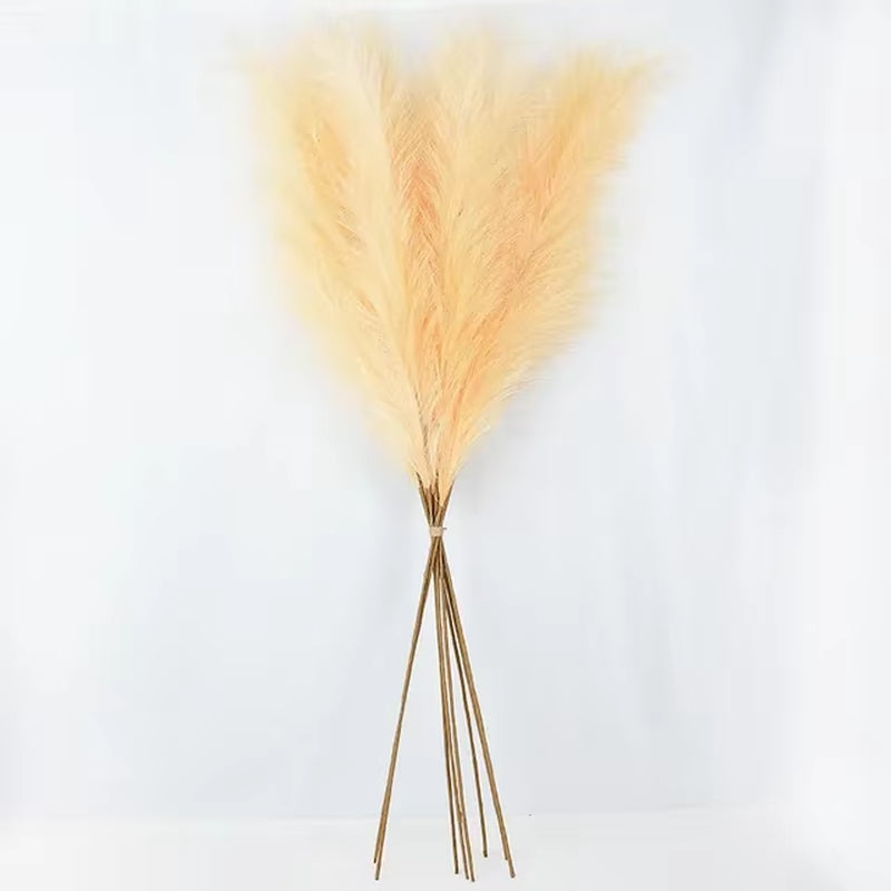 Big Silk Pampas Grass Flowers for Home Decor and Wedding Decoration