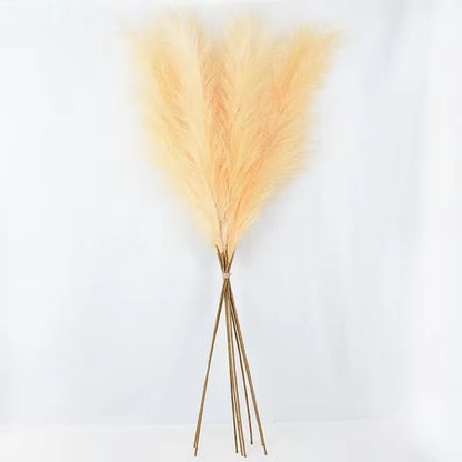 Big Silk Pampas Grass Flowers for Home Decor and Wedding Decoration