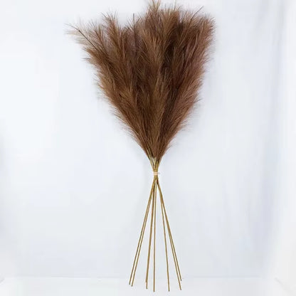 Big Silk Pampas Grass Flowers for Home Decor and Wedding Decoration