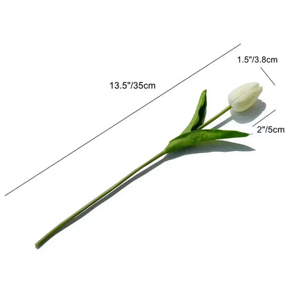 3/5PCS Tulip Artificial Flowers Real Touch Bouquet Fake Flowers Decoration for Wedding Supplies Home Decor Valentines Flowers