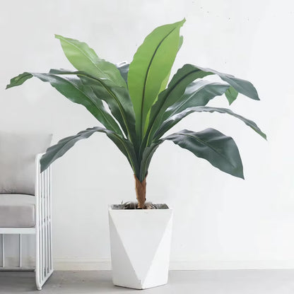 Artificial Plants Large Tropical Palm Tree Fake Banana Plants Leaves Real Touch Plastic Monstera for Home Garden DIY Decortion