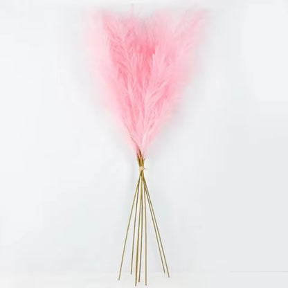 Big Silk Pampas Grass Flowers for Home Decor and Wedding Decoration